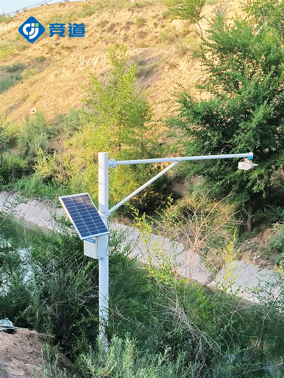競道光電內蒙古大溝灣水庫水位監測站安裝成功：科技賦能水利