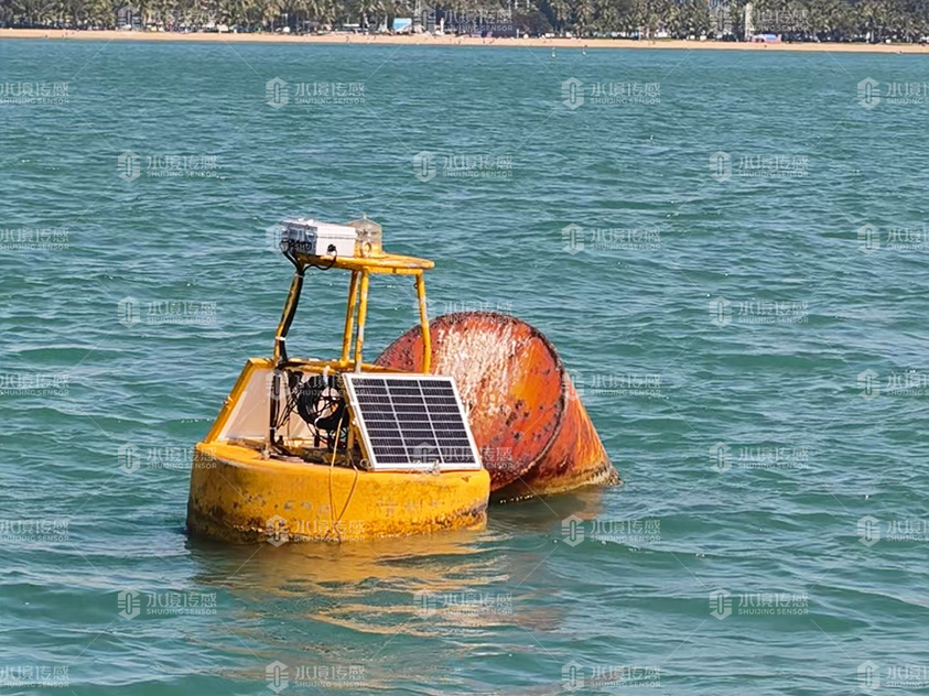 海南三亞灣安裝浮標水質監測站實例