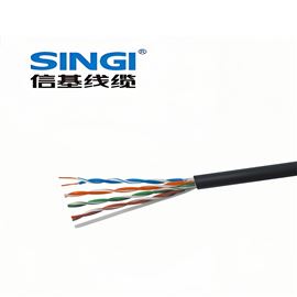 CAT5E FTP型4对单屏蔽网线