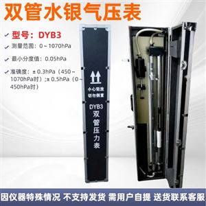 DYB-3双管水银压力表生产厂家
