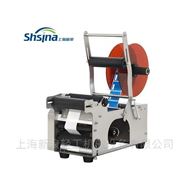 半自動圓管不干膠貼標機