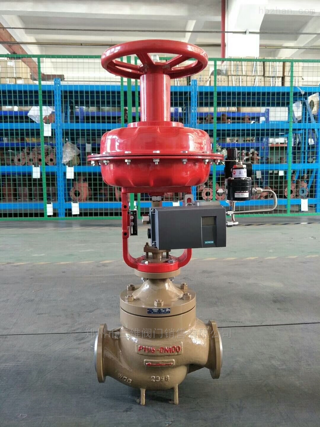 气动带手动薄膜调节阀,气动带手动薄膜调节阀详细资料-郑州市三维阀门