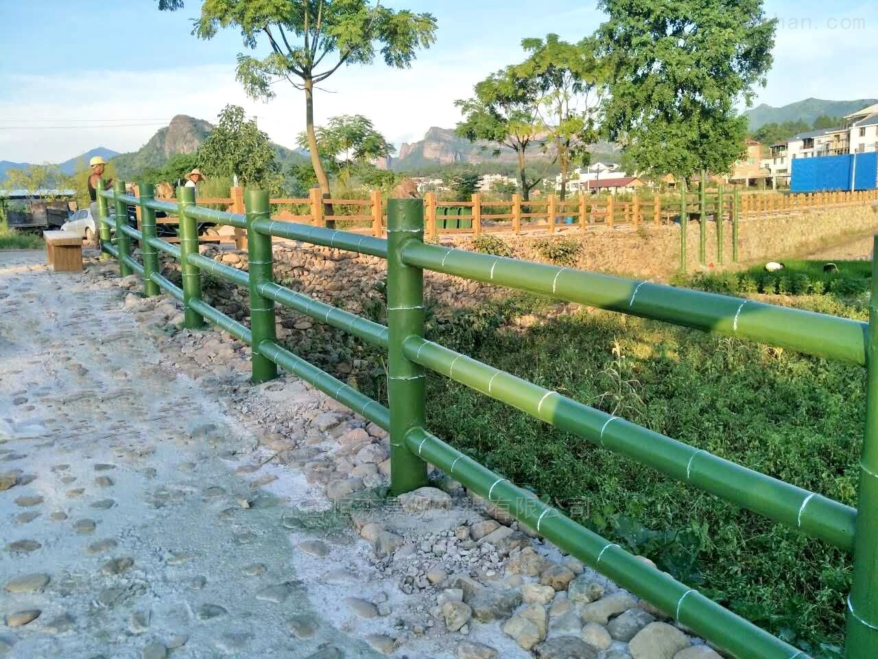 仿竹3d型-广西水泥仿真度高的仿竹护栏3d型