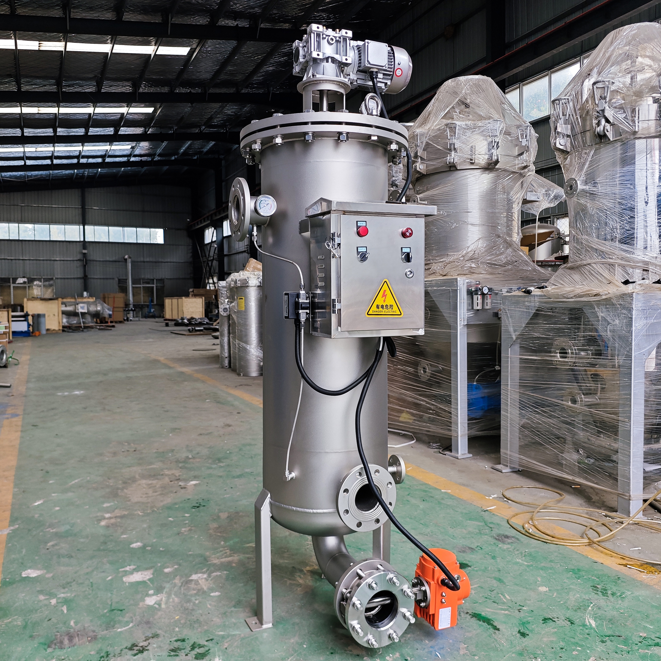 加急生產(chǎn)中！自清洗刮刀過(guò)濾器高效交付