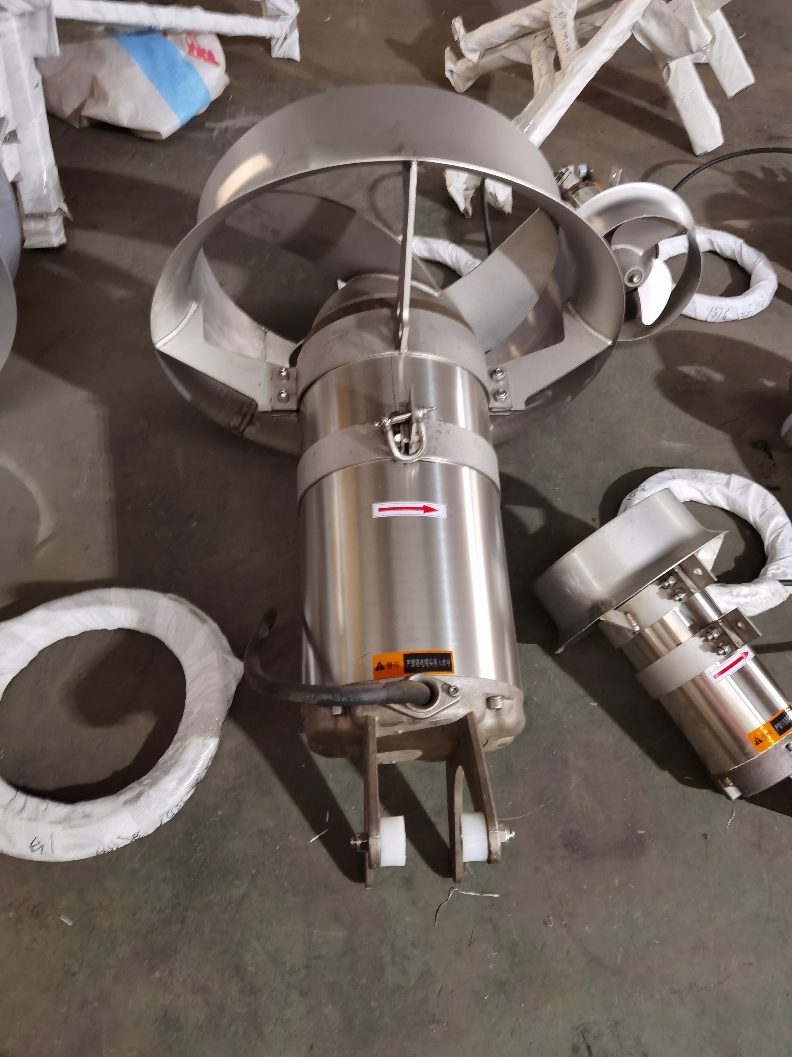 QJB潜水搅拌机的不排水安装方法