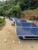 太阳能喷泉曝气机河道治理湖泊增氧修复曝气设备 