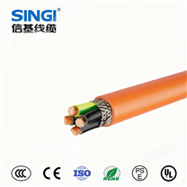 PUR高柔性耐扭轉(zhuǎn)機(jī)器人控制電纜