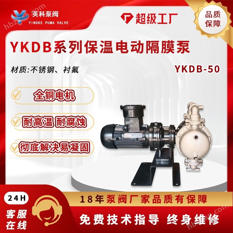 保溫電動(dòng)隔膜泵
