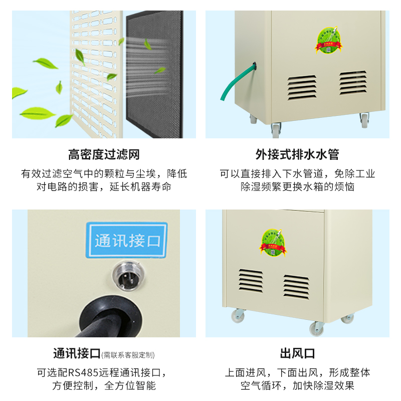 除濕機(jī)DH-8168C，168升工業(yè)除濕機(jī)，功率 3200W