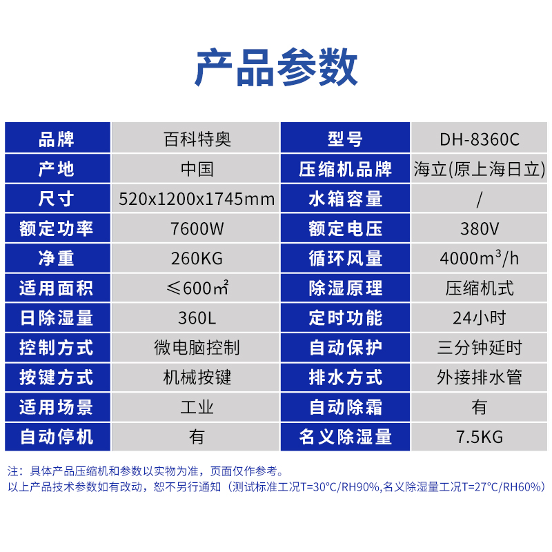 15kg/h除濕怪獸！揭秘百科特奧DH-8360C如何碾壓工業(yè)潮害