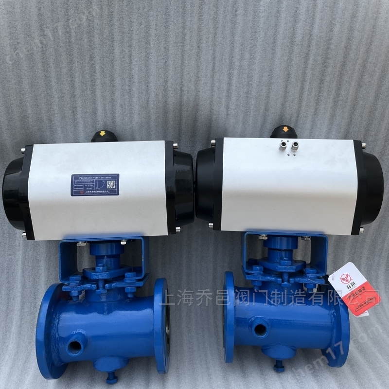 气动保温二通旋塞阀 双电磁阀控制气动保温三通沥青阀